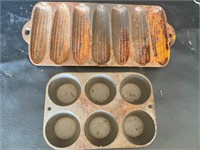 Cast iron muffin & corn pan