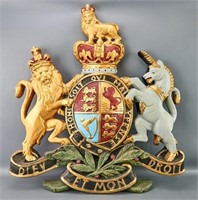 Royal Coat of Arms Wall Plaque