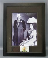 George V & Queen Mary Framed Photo