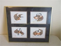 Set of framed prints by A Jacobs
