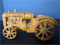 Vintage cast iron tractor toy