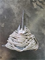 boat anchor w/ rope
