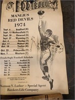 1974 MANLIUS RED DEVILS FOOTBALL SCHEDULE