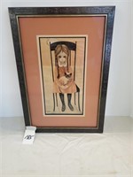 framed Keane dated 1962