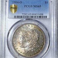 1904-O Morgan Silver Dollar PCGS - MS65