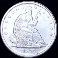 1876-S Seated Half Dollar UNCIRCULATED