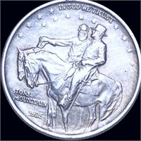 1925 Stone Mountain Half Dollar NEARLY UNC