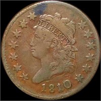 1810 Classic Head Large Cent LIGHTLY CIRCULATED