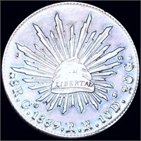 1889 Mexican Silver 8 Reales UNCIRCULATED