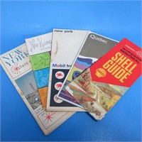 VINTAGE MAPS AND ROAD PAMPHLETS