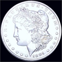 1891-CC Morgan Silver Dollar UNCIRCULATED