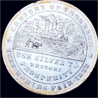 1933 World's Fair 1 Oz Pure Silver UNCIRCULATED