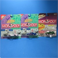 MONOPOLY JOHNNY LIGHTNING CARS