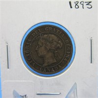 1893 CANADA LARGE CENT