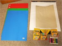 Drawing Tablet, Poster Boards & Markers