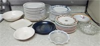 Syracuse China Plates & Nut Dish