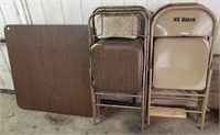 Samsonite Card Table & Chairs