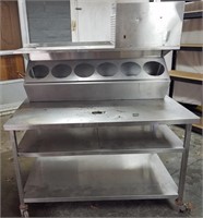 Portable Stainless Refrigerated Buffet Cart