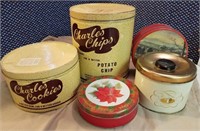 Charles Chips & Cookies Tins