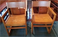 Wooden Guest Chairs (2)