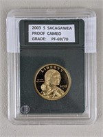 2003-S Proof Cameo Sacagawea Dollar Coin
