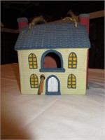 Ceramic Birdhouse 7" H