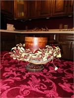 Pillar Candle with Wreath