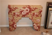 2 COVERED VALANCES  45" X 37" TALL