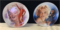 2 Marilyn Monroe collectors plates