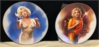 2 Marilyn Monroe collectors plates