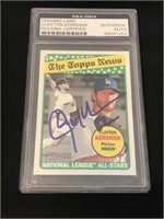 Clayton Kershaw signed card PSA/DNA certified