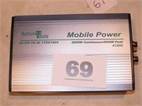 ACCURATE TOOL, MOBILE POWER, DC TO AC