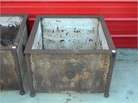 Heavy Square Cast Iron Box Planter
