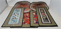 Set of Chinese embroidery panels 6pcs BC