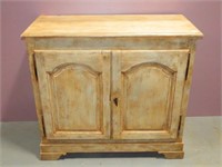 Early White Washed Two Door Cabinet