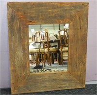 Mirror in Barnwood Frame