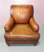 Hancock and Moore Leather Arm Chair