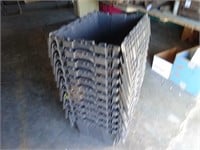 (22) Poly Storage Commercial Totes w/Lids