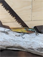 Vintage Wooden Pikey Fishing Lure