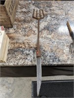 Vintage Fishing Spear Hand Forged