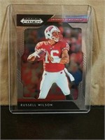 Mint Prizm Russell Wilson College Card