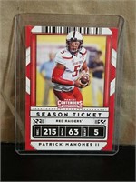 Mint Patrick Mahomes II College Contenders Card