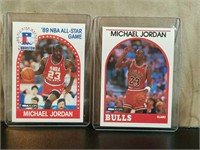 (2) Mint 1989 Hoops Michael Jordan Cards