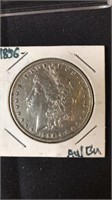 1896 AU Morgan Silver Dollar