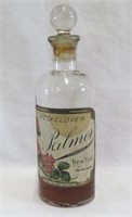 Palmer Red Clover Perfume Bottle H 7.5"