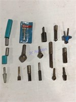 Assorted Router bits - most appear used