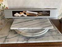 MARBLE KITCHEN ITEMS LOT