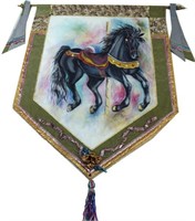 Marianne Hamilton Carousel horse tapestry