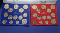 2012 US Mint Uncirculated Coin Sets-Denver, Phila.