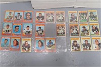 70's Steelers Football Cards